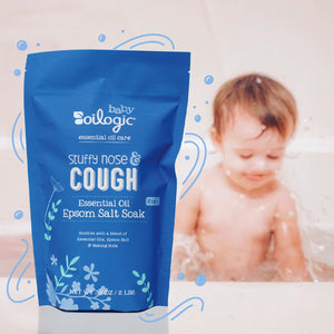 Oilogic - Stuffy Nose & Cough Essential Oil Epsom Salt Soak