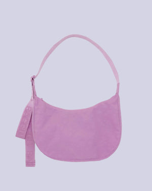 BAGGU - Medium Nylon Crescent Bag Peony