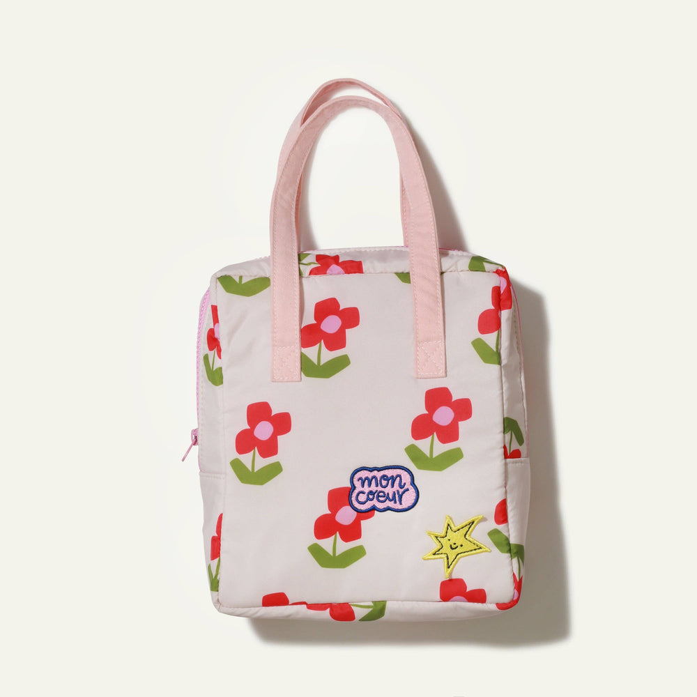 Mon Coeur - Recycled Materials Insulated Flower Lunchbag